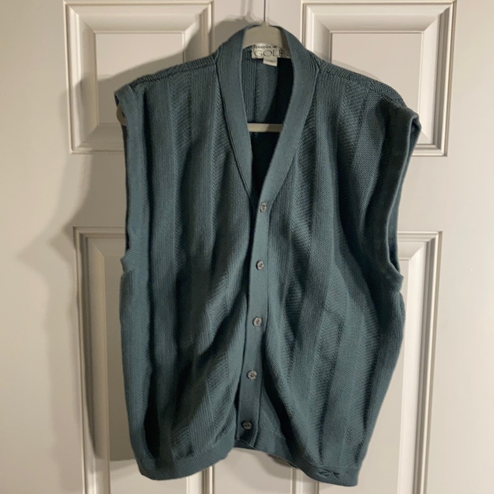 Vintage Reebok Golf sweater vest